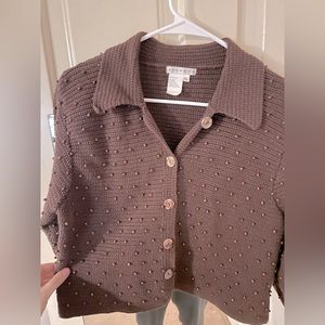 Vintage Cropped Cardigan
